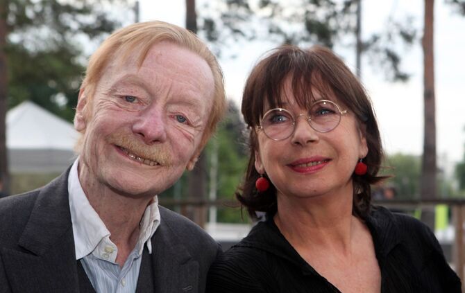 Otto Sander und seine Ehefrau Monika Hansen