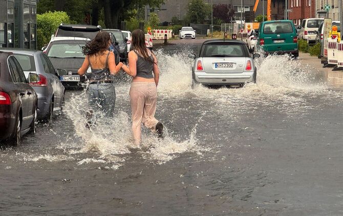 Unwetter im Emsland