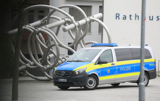 Polizei Rathaus Waiblingen Symbol Symbolbild Symbolfoto