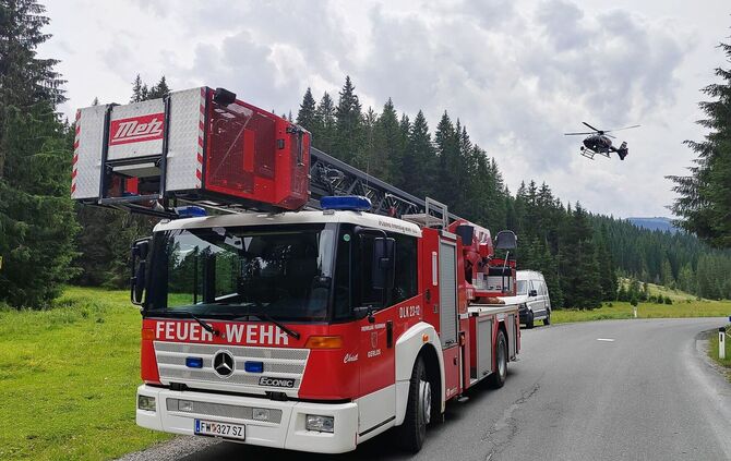 Absturz eines Kleinflugzeugs in Österreich