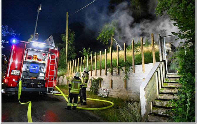 In Fellbach kam es zu einem Kellerbrand
