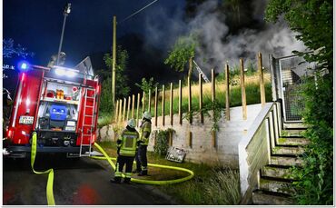 In Fellbach kam es zu einem Kellerbrand