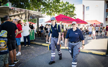 DRK Ortsverein beim Schwaikheimer Fleckenfest 2025.