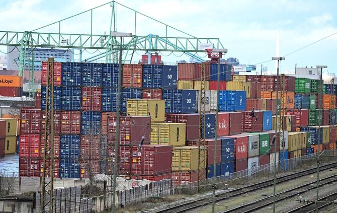 Container im Hafen