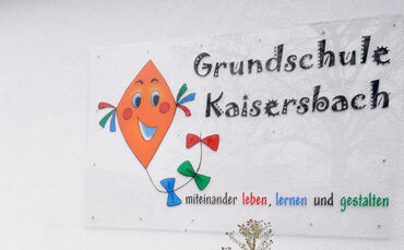 Grundschule Kaisersbach schriftzug