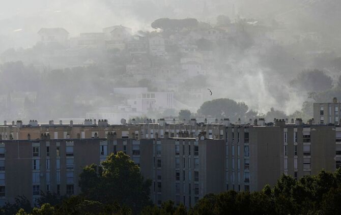 Flächenbrand in Frankreich