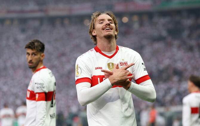 Fussball DFB Pokal - Finale DSC Arminia Bielefeld vs. VfB Stuttgart