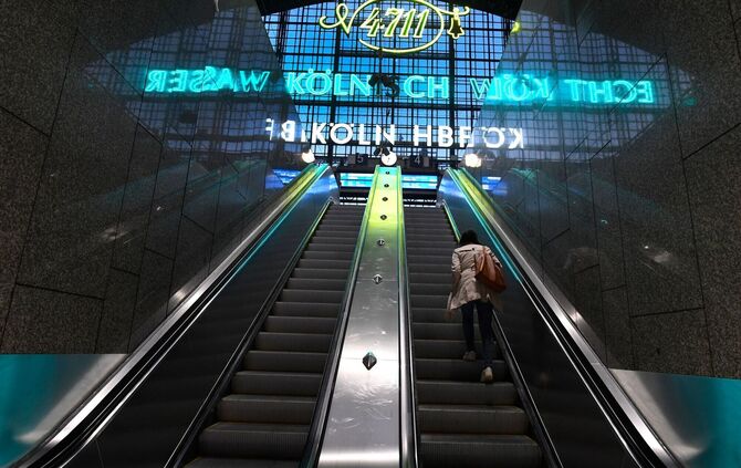 Rolltreppe in Köln