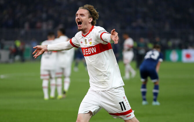 Fussball DFB Pokal - Finale DSC Arminia Bielefeld vs. VfB Stuttgart