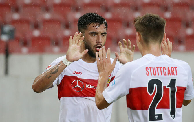 Fußball  2. Bundesliga  VfB Stuttgart vs. SV Sandhausen
