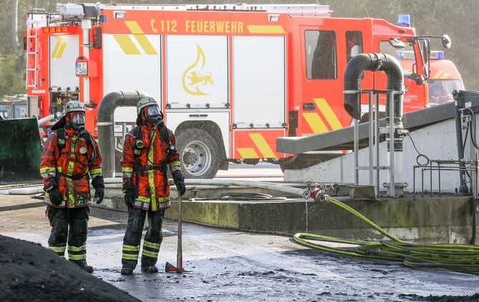 Brand - Kläranlage Backnang