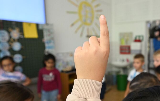Unterricht in einer Grundschule