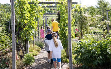 Erstklässer besuchen den OGV-Lehrgarten in Schwaikheim, 18.07.2025.