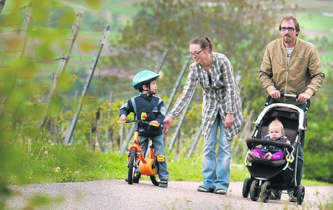 Wandern mit Kinderwagen im Remstal