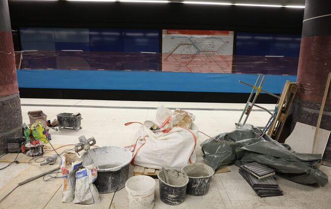 Sanierung Stammstrecke S-Bahn Stuttgart Station Feuersee auch Symbolfoto