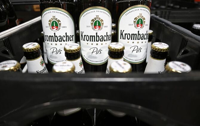 Krombacher Pils im Supermarkt