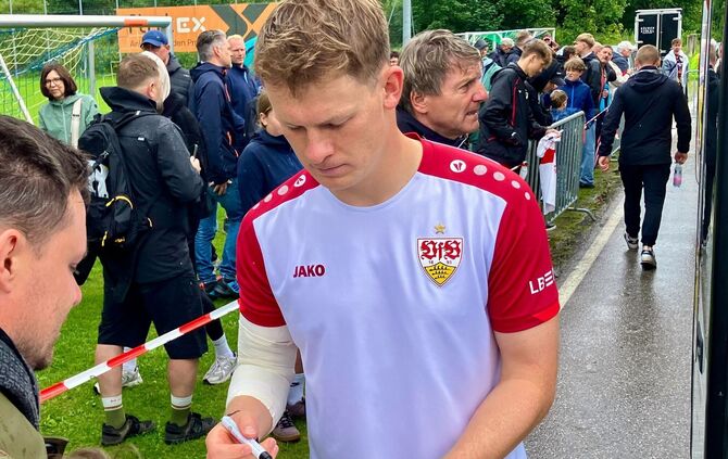 Trainingslager des VfB Stuttgart