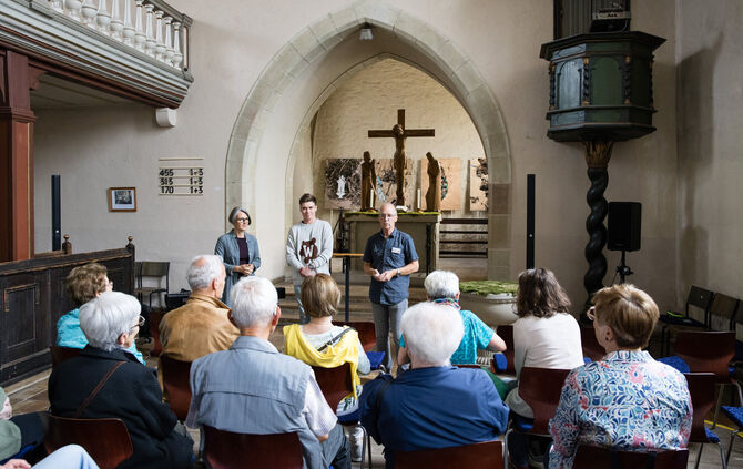 Abschlussveranstaltung der Kunst-Klang-Installation in der Stadtkirche Winnenden