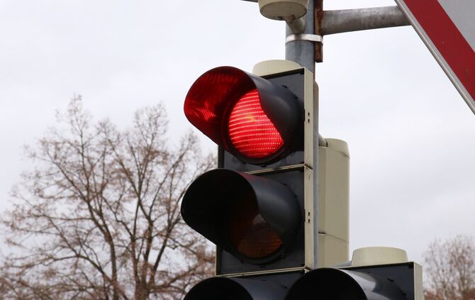 Ampel Verkehr Rot rote  Ampel Symbol Symbolbild symbolfoto