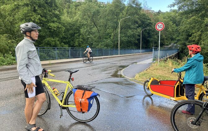 Schwager Radfahrer Klinglestalstraße - 1