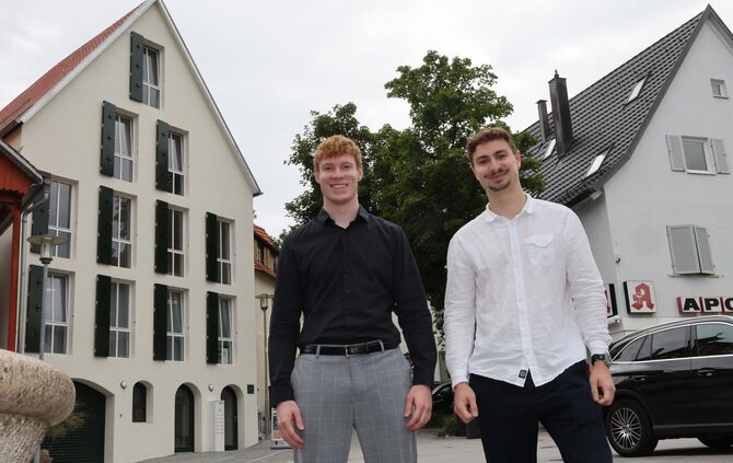 Leonard Grotz und Paul Schlümer