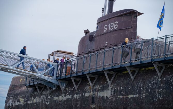 Marine U-Boot U17 öffnet für Besucher