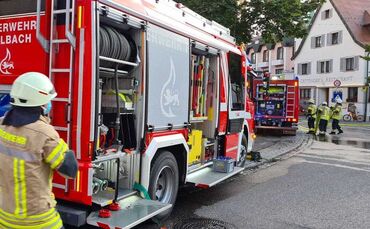 Feuerwehreinsatz in Fellbach-Schmiden