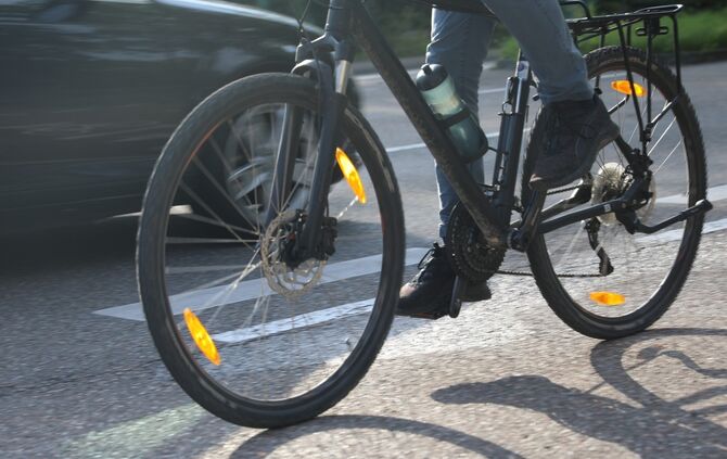 Fahrradfahrer Radler Radfahrer Symbolfoto Rad Fahrrad