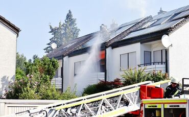 Dachstuhlbrand Winterbach - 1