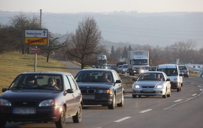 verkehrschaos Miedelsbach
