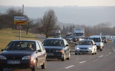 verkehrschaos Miedelsbach