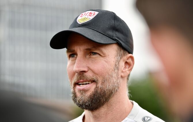 VfB-Cheftrainer Sebastian Hoeneß