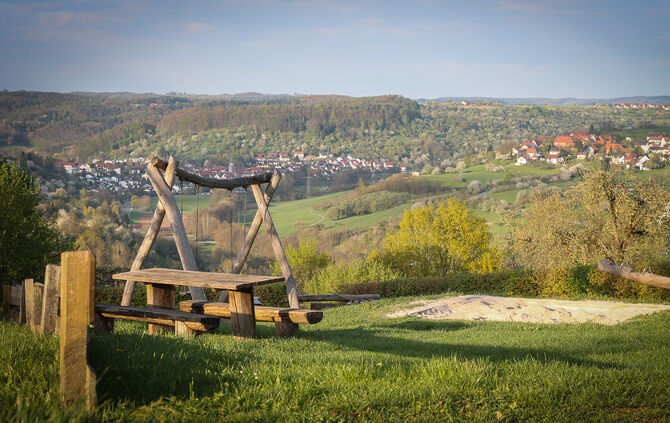 Reichenbach Spechtshof Spielplatz Berglen