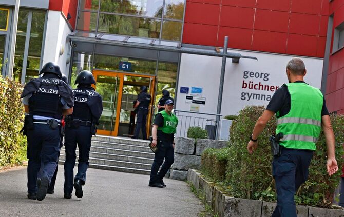 Große Übung der Polizei