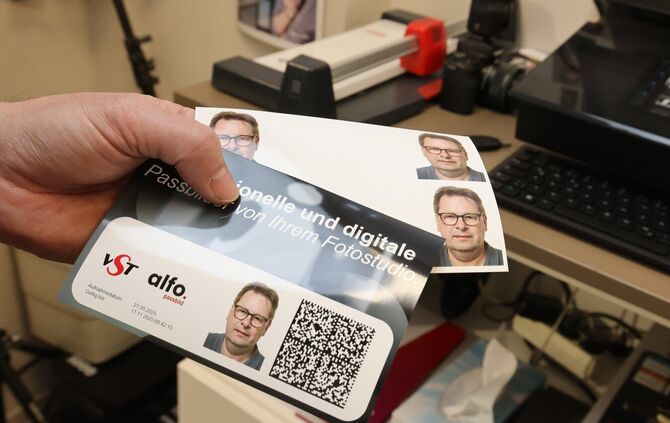 Digitale Passbilder bei Erdmann