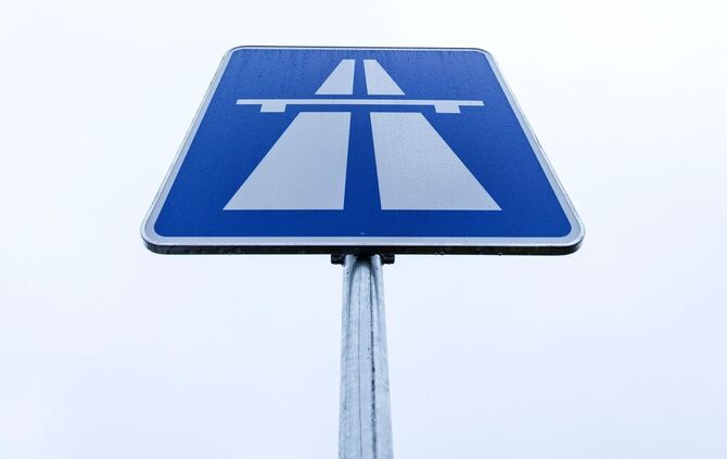 Verkehrszeichen Autobahn