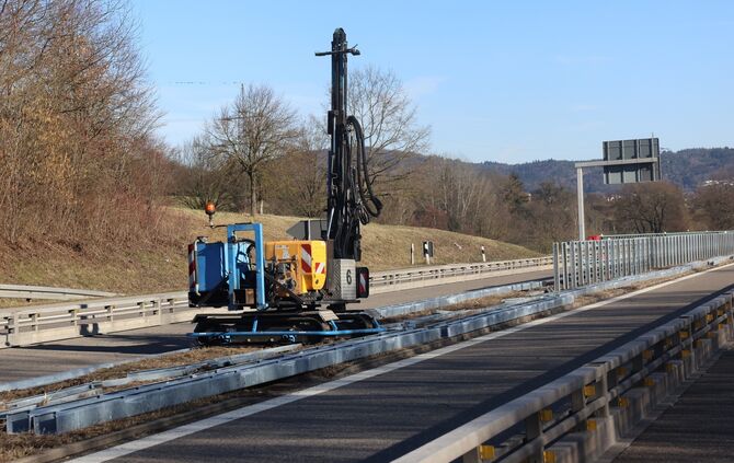 Stau und Bau auf der B29