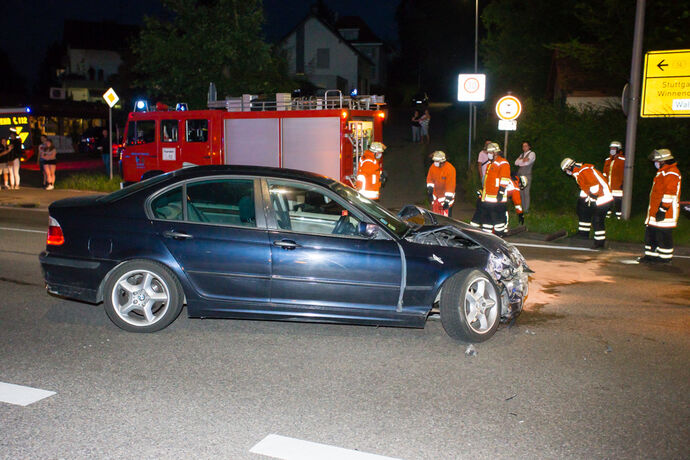 Vorfahrtsverletzung, B14, Backnang-Maubach, 21.06.2020.