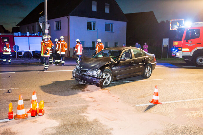 Vorfahrtsverletzung, B14, Backnang-Maubach, 21.06.2020.