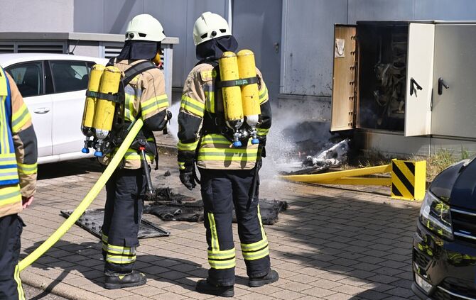 Feuerwehreinsatz in Fellbach
