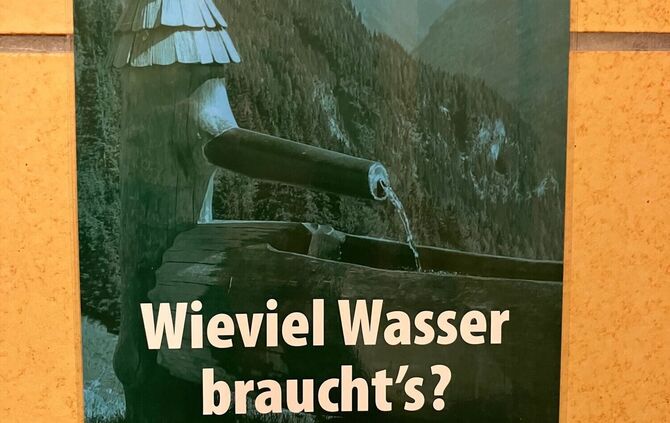 Berghütte Wassermangel