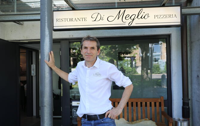 Halim Ibishi vom Di Meglio in Endersbach.