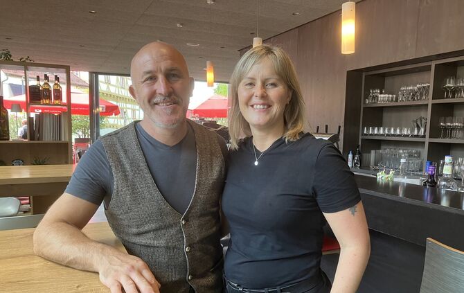 Julia Krehl und Robert Kudin: Das Gastronomie-Paar führt das Restaurant "Die Vorratskammer" in Waiblingen.