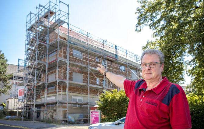 Bauärger in Hegnach: Michael Klimanski