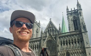 Michael Haberkorn aus Grunbach pilgert. - 1