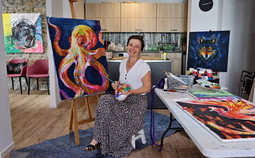 Malerin Nadja Stötzner