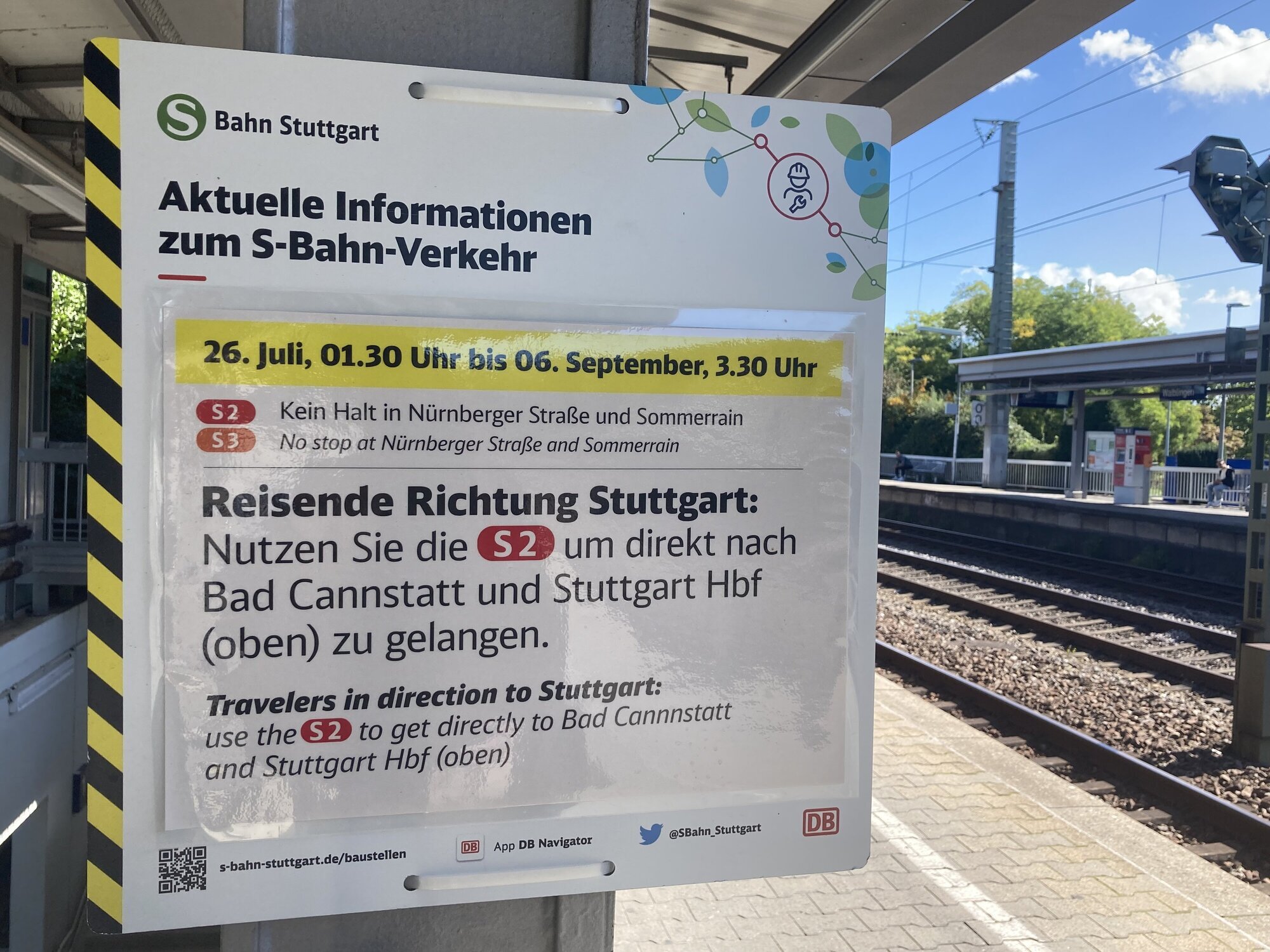 Frustration, resignation, serenity: Commuters in Waiblingen over the main ...
