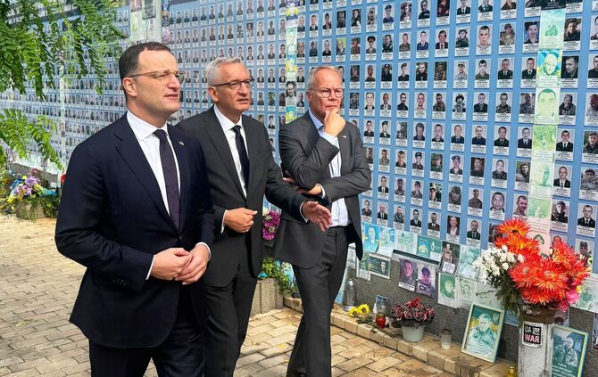 Spahn und Miersch gemeinsam in der Ukraine