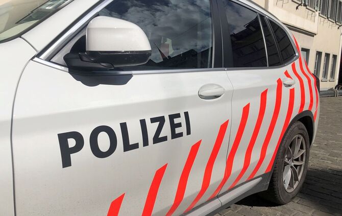 Fahrzeug der Schweizer Polizei