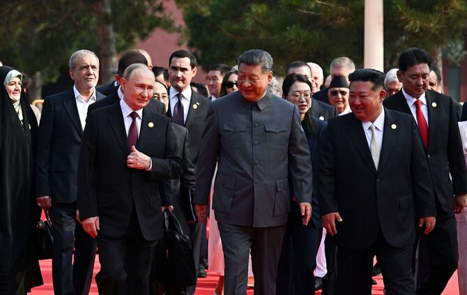 Militärparade in Peking